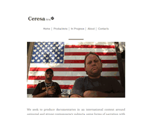 Tablet Screenshot of ceresa-films.com